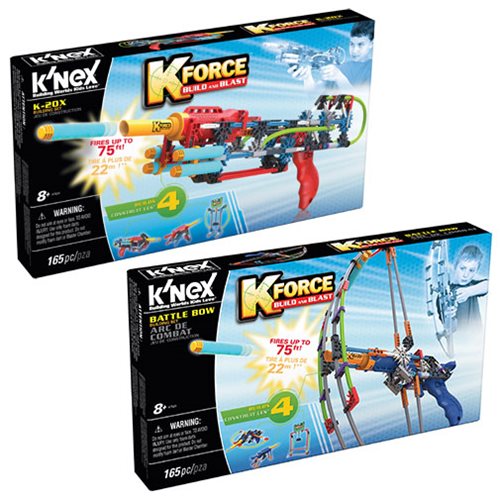 K'NEX K-Force K-20x and Battle Bow Building Set Case
